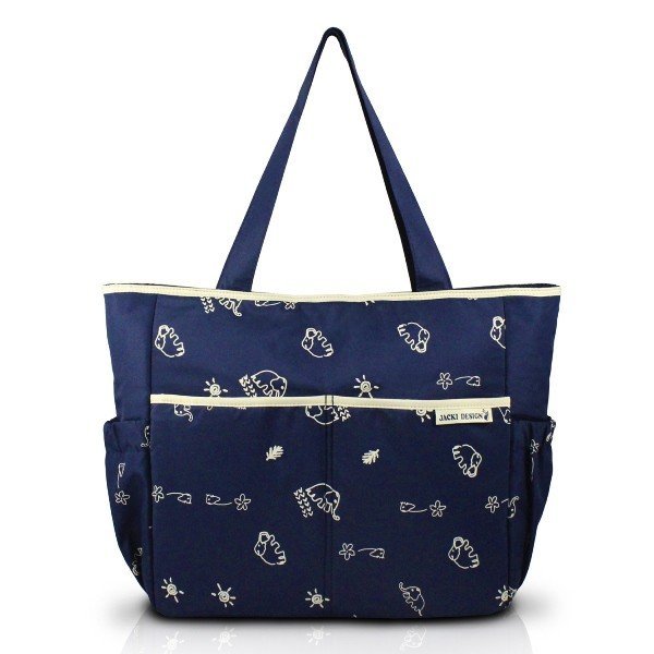 Bolsa de Bebê Estampada Mama & Me Jacki Design Azul 2