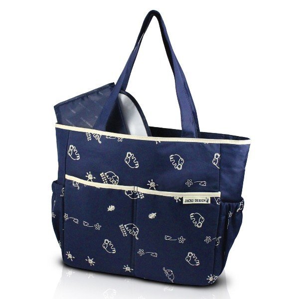 Bolsa de Bebê Estampada Mama & Me Jacki Design Azul 5