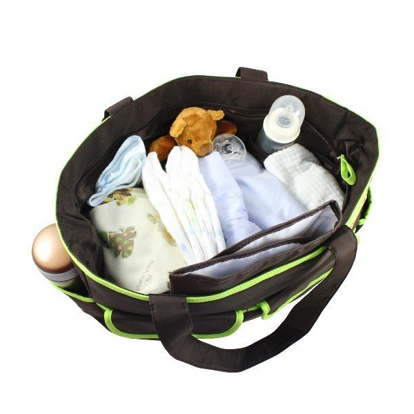 Bolsa de Bebê Lisa Mama & Me Jacki Design Marrom/Verde 3