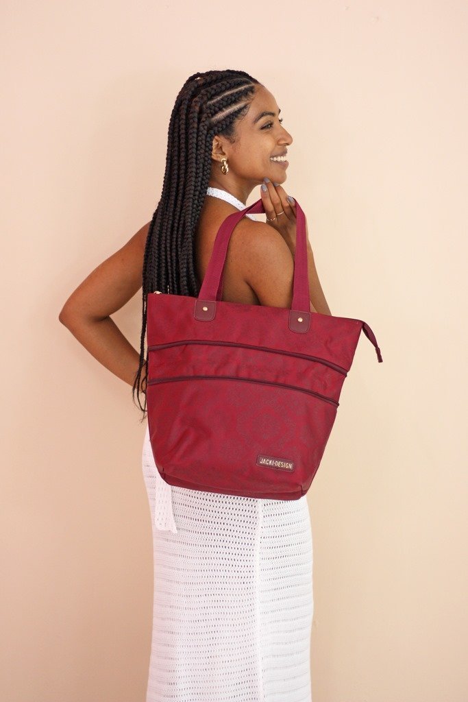Bolsa Expansivel Essencial II Jacki Design Vermelho 2