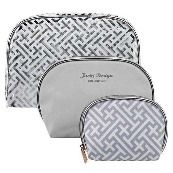 Kit de Necessaire com 3 Peças Diamantes Jacki Design Dourado 5