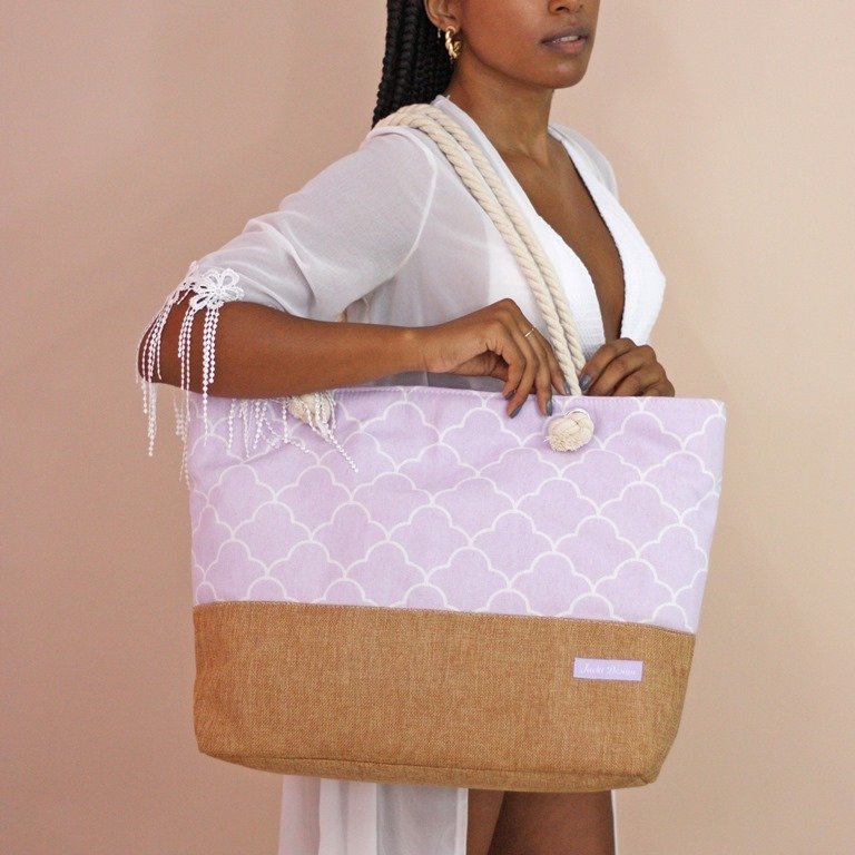 Bolsa de Praia Jacki Design Roxo 5