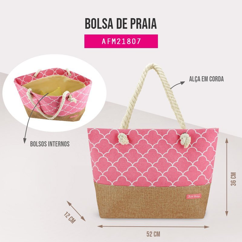 Bolsa de Praia Jacki Design Laranja 4
