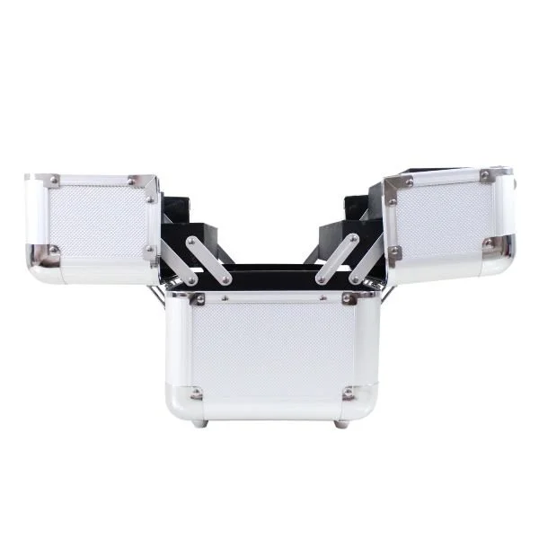 Maleta Profissional de Maquiagem Jacki Design - Prata Prata 3