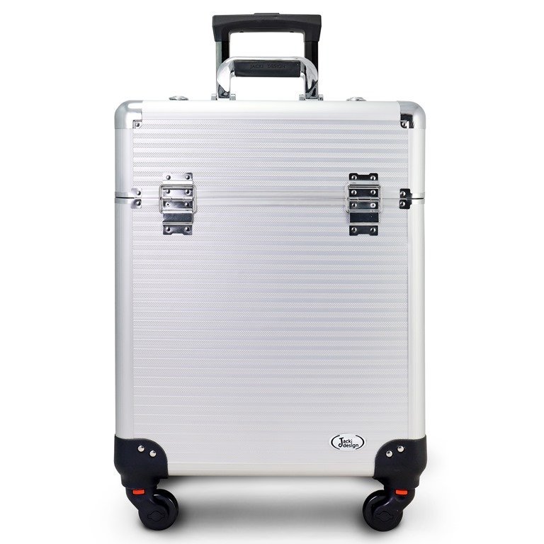 Maleta Profissional de Cabeleireiro com Rodinhas 360º - Prata Prata 2