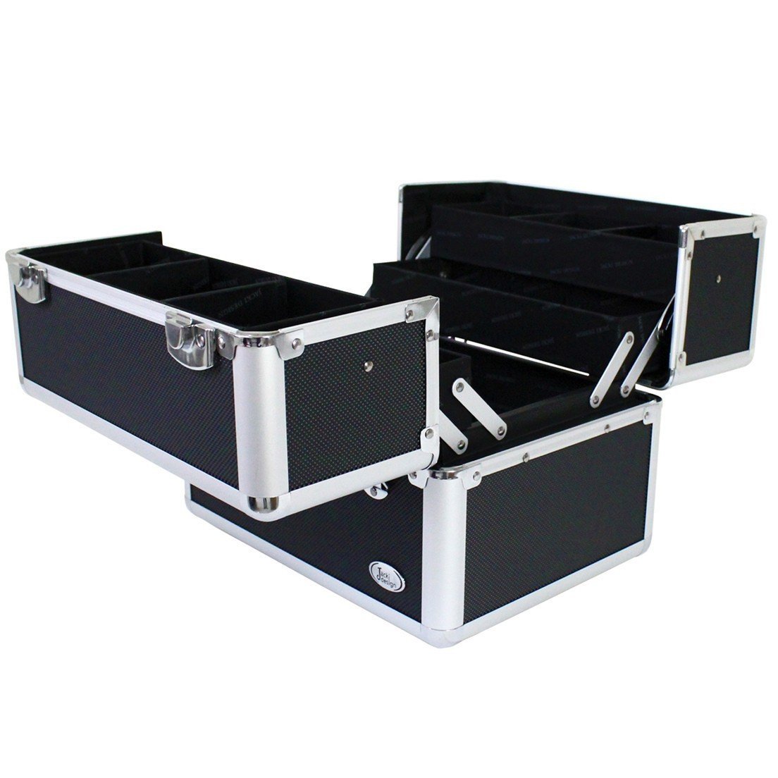 Maleta Profissional de Maquiagem Jacki Design - Preta Preto 3