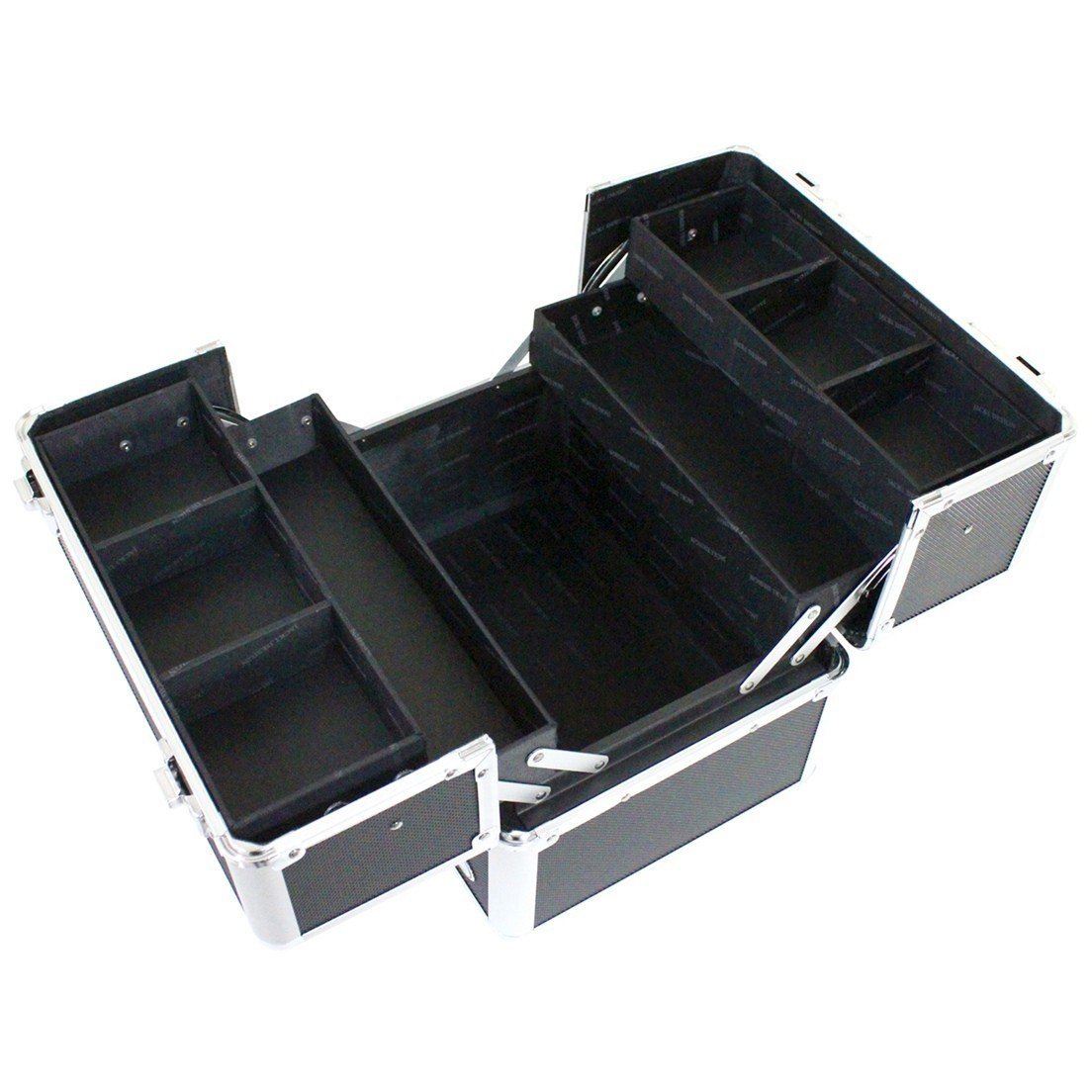 Maleta Profissional de Maquiagem Jacki Design - Preta Preto 6