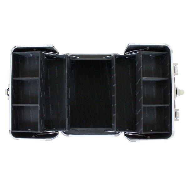 Maleta Profissional de Maquiagem Preto Jacki Design Preto 6