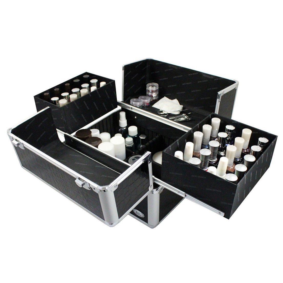 Maleta Profissional de Esmalte Jacki Design - Preta Preto 10