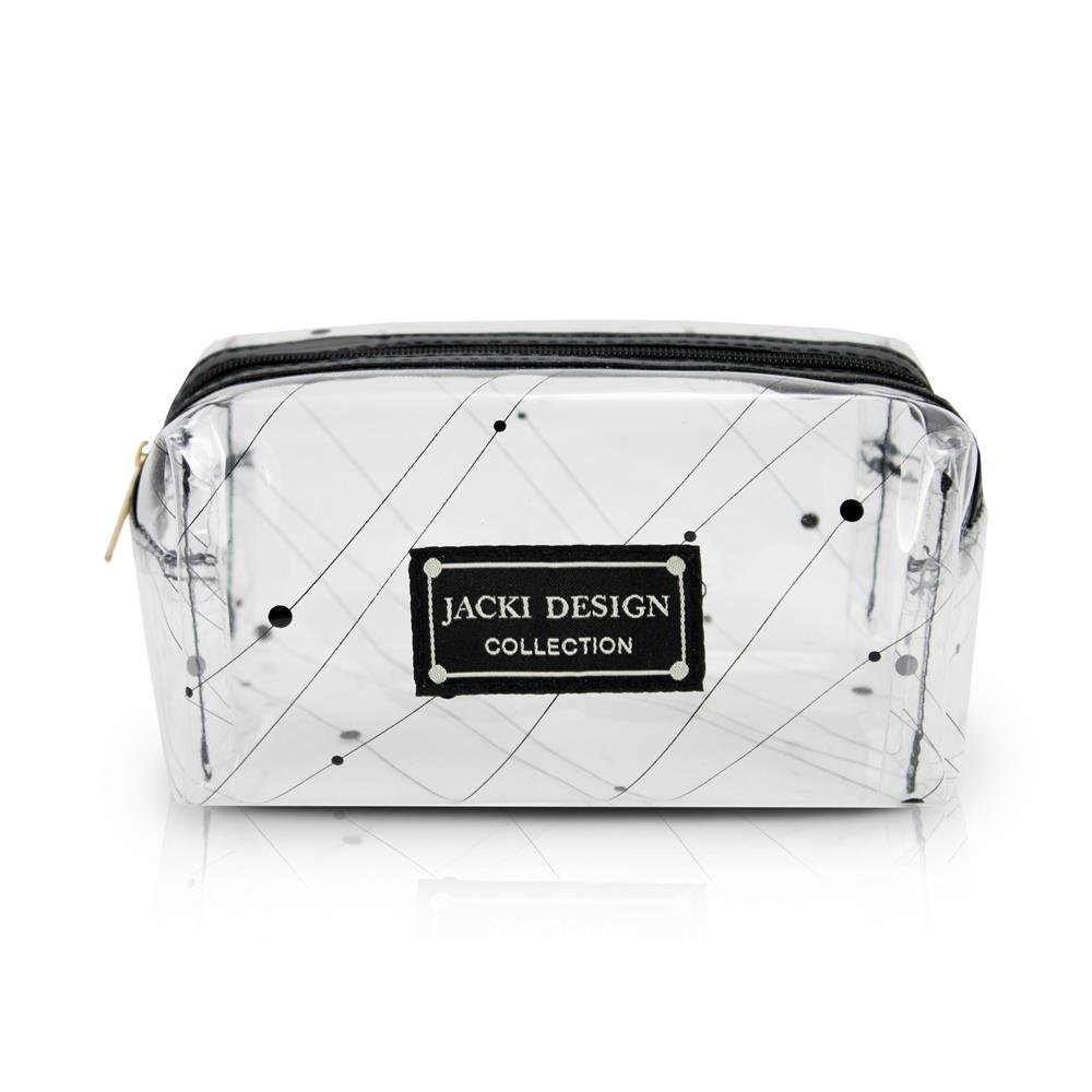 Conjunto de Bolsa Transparente e Necessaire Glow 2 peças Jacki Design Preto 6