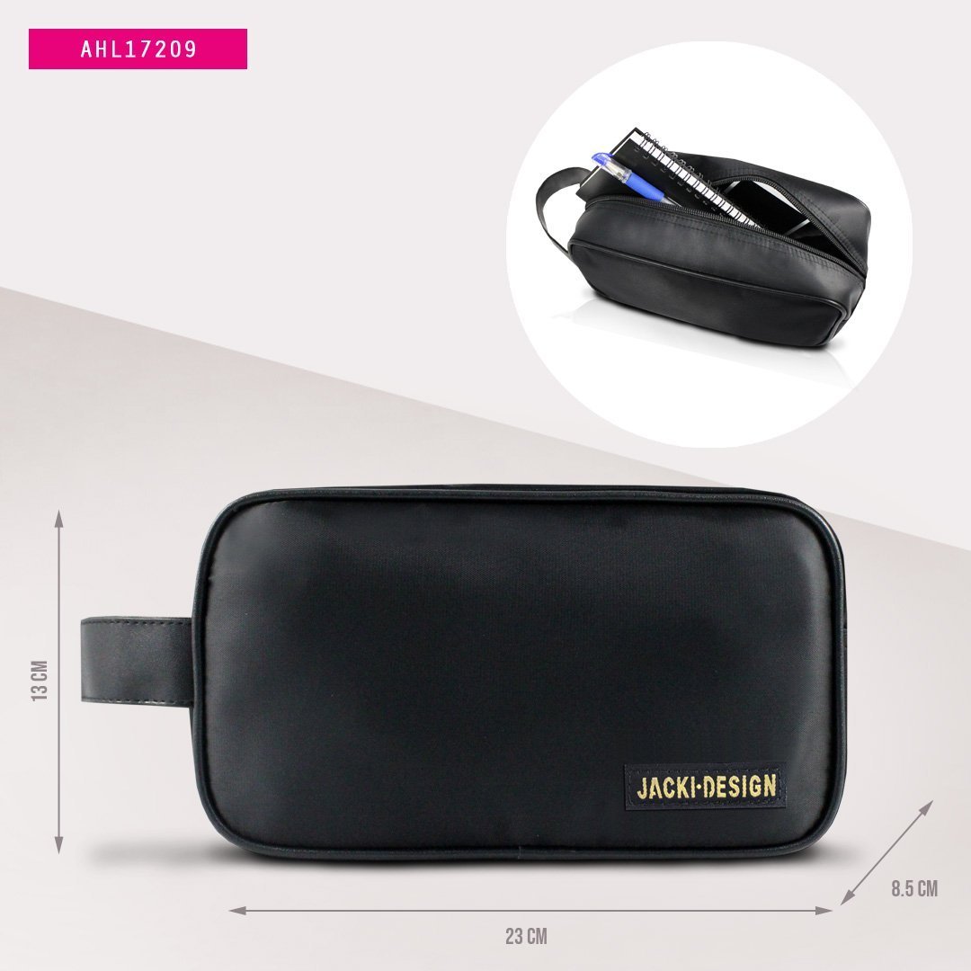 Conjunto Bolsa de Academia e Necessaire com Alça Lateral Preto 14