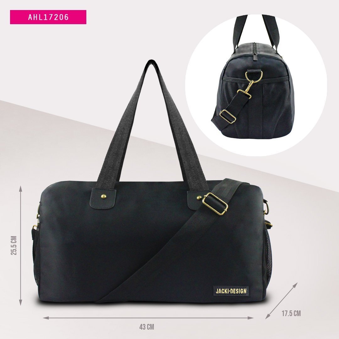 Conjunto Bolsa de Academia e Necessaire com Alça Lateral Preto 8
