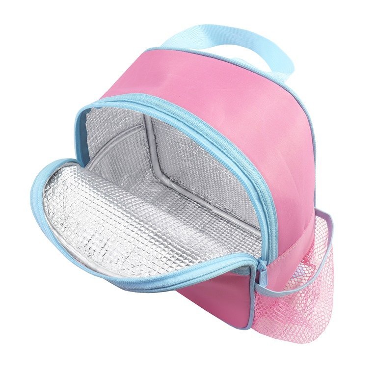 Conjunto de Mochila com Rodinhas e Lancheira Térmica Infantil 4750ml Rosa 11