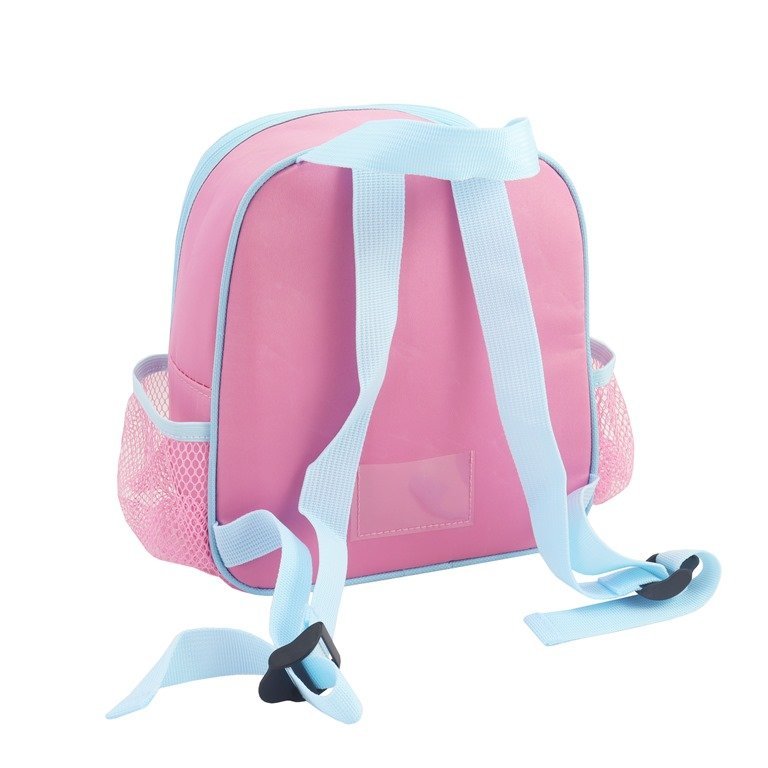 Conjunto de Mochila com Rodinhas e Lancheira Térmica Infantil 4750ml Rosa 12
