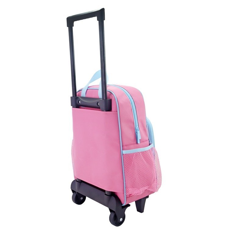 Conjunto de Mochila com Rodinhas e Lancheira Térmica Infantil 4750ml Rosa 4