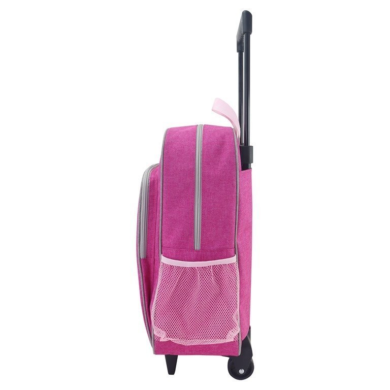 Conjunto de Mochila com Rodinhas Junior e Lancheira Térmica c/ 2 Compartimentos Rosa 6