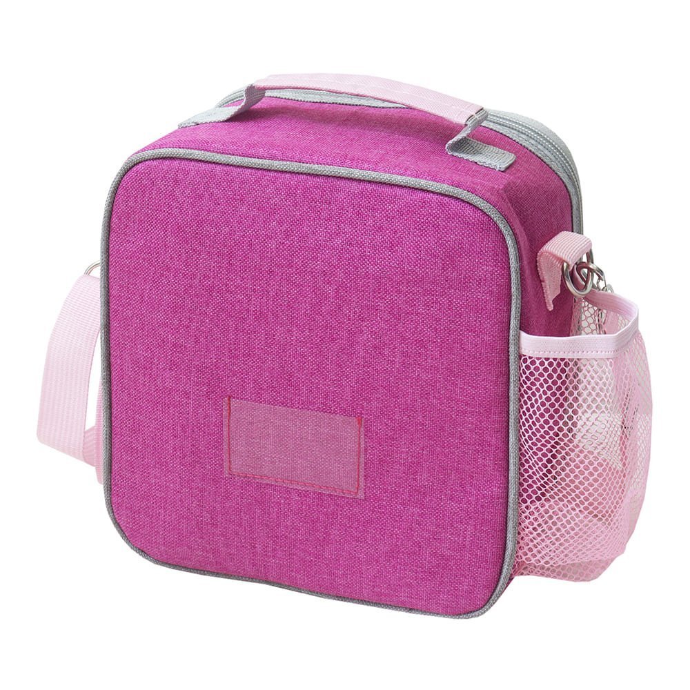 Conjunto de Mochila com Rodinhas Junior e Lancheira Térmica c/ 2 Compartimentos Rosa 8