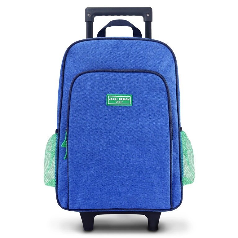 Conjunto de Mochila com Rodinhas Junior e Lancheira Térmica c/ 2 Compartimentos Azul 2