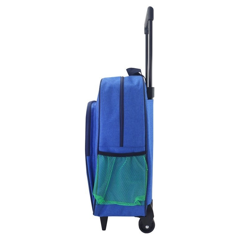 Conjunto de Mochila com Rodinhas Junior e Lancheira Térmica c/ 2 Compartimentos Azul 5