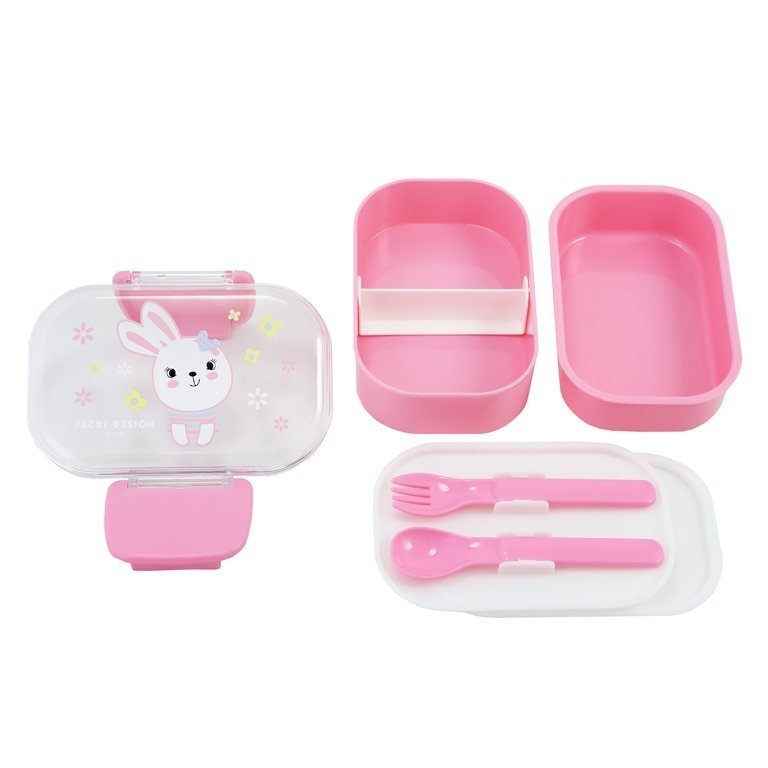 Kit Lancheira Térmica Infantil e Pote p/ Lanche com Garrafa 550ml Rosa 12