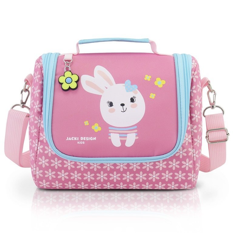 Kit Lancheira Térmica Infantil e Pote p/ Lanche com Garrafa 550ml Rosa 3