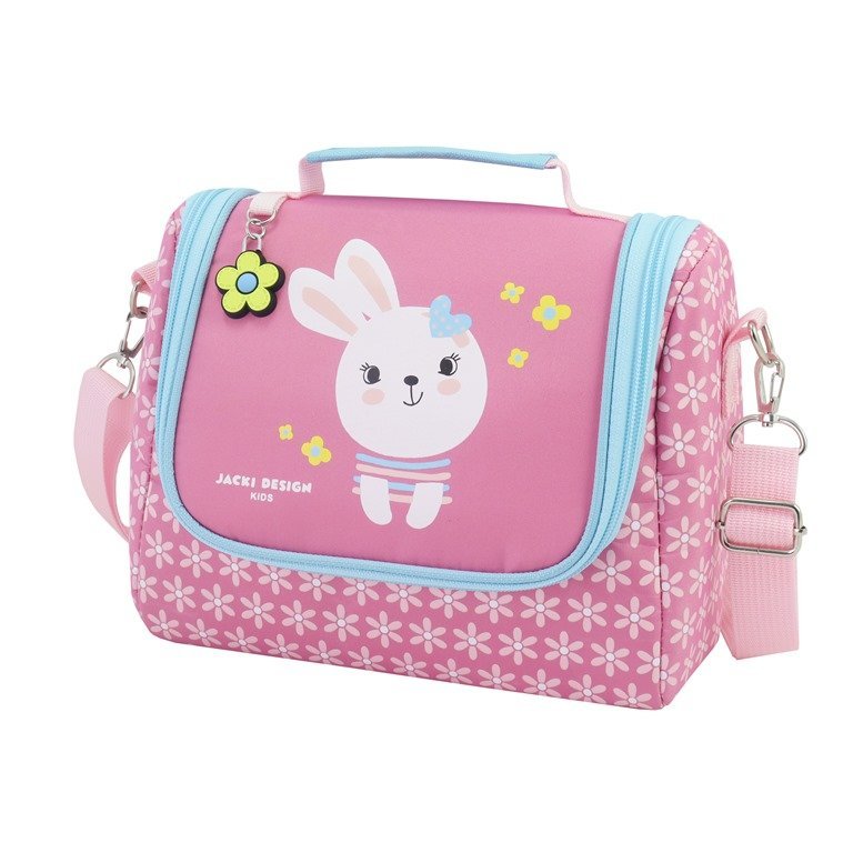 Kit Lancheira Térmica Infantil e Pote p/ Lanche com Garrafa 550ml Rosa 4