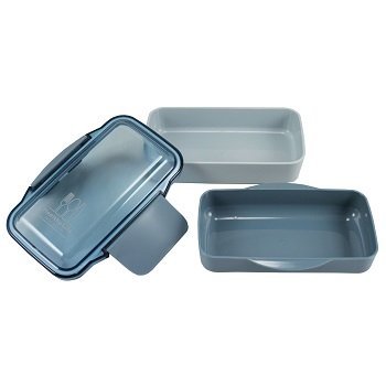 Conjunto Bolsa Térmica e Pote de Marmita 2 andares Concept-ANALISE Azul 9