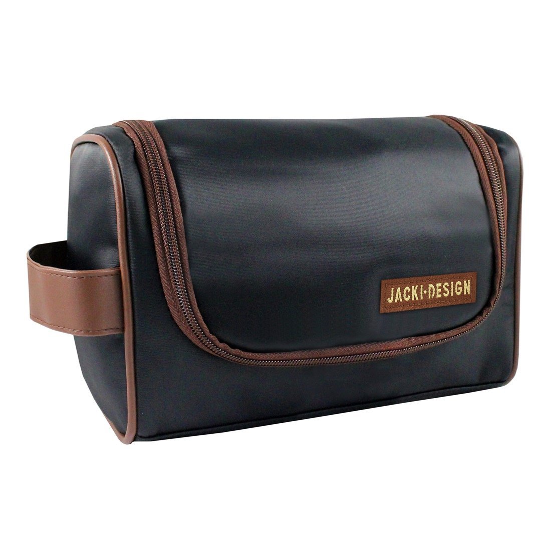 Necessaire com Alça Lateral For Men Jacki Design Preto/Marrom 4