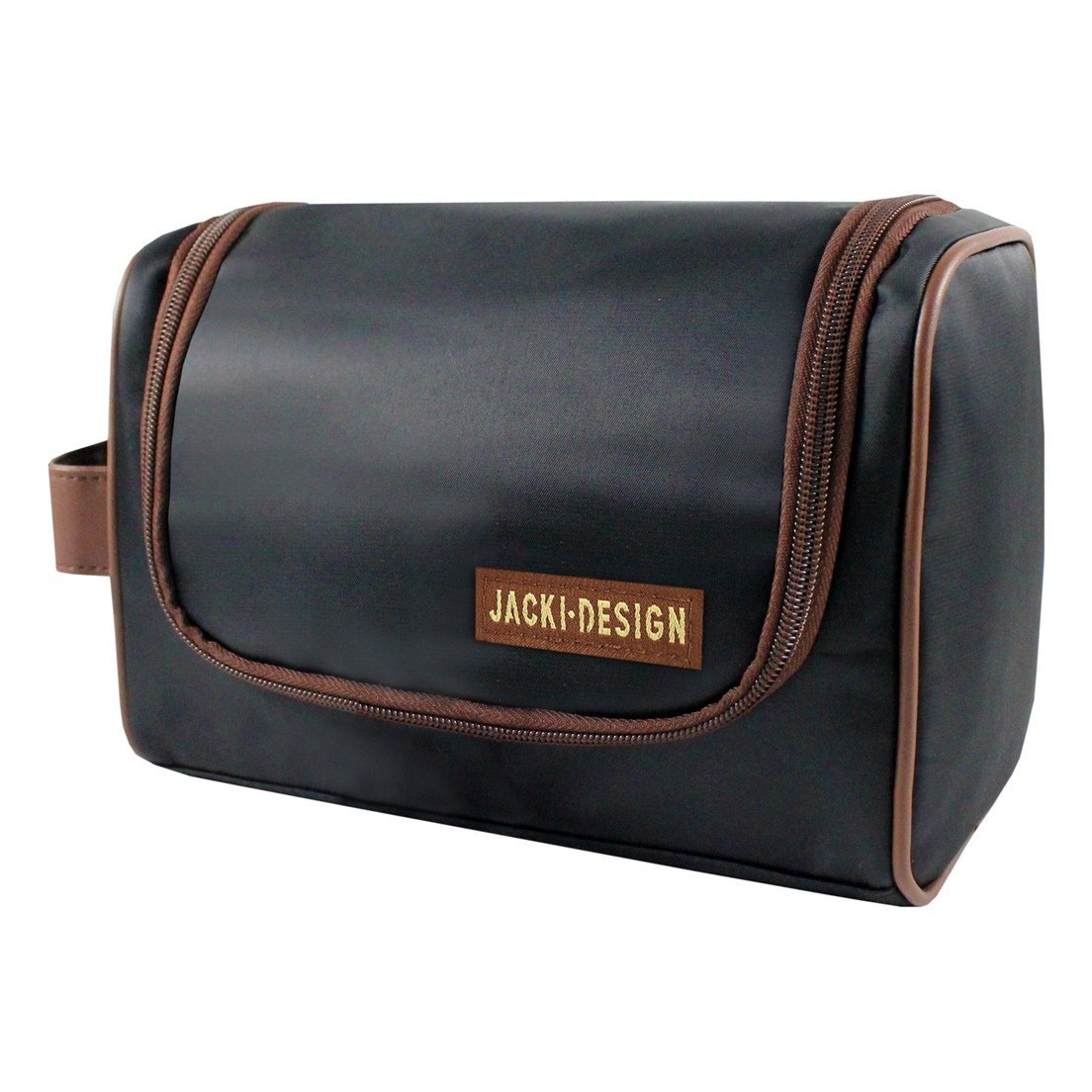 Necessaire com Alça Lateral For Men Jacki Design Preto/Marrom 5