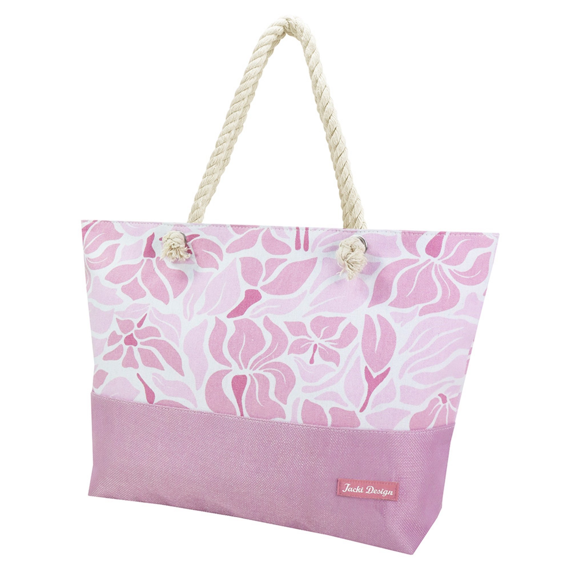 Bolsa de Praia com alça de corda Jacki Design Rosa 5
