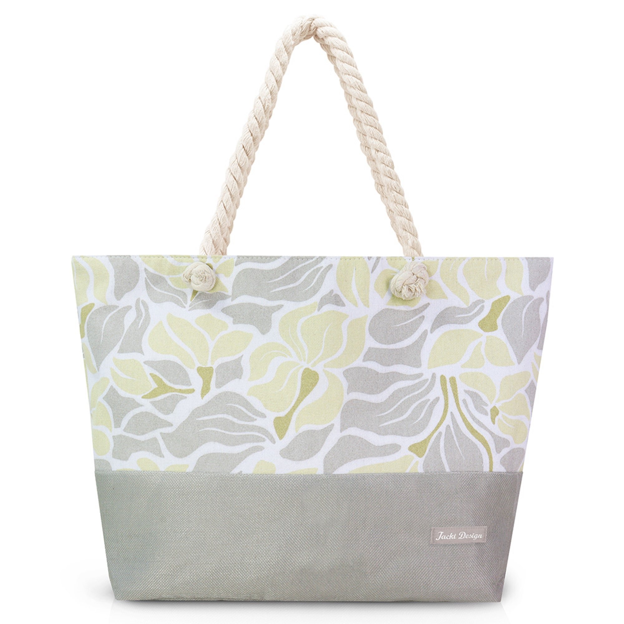 Bolsa de Praia com alça de corda Jacki Design Bege 1