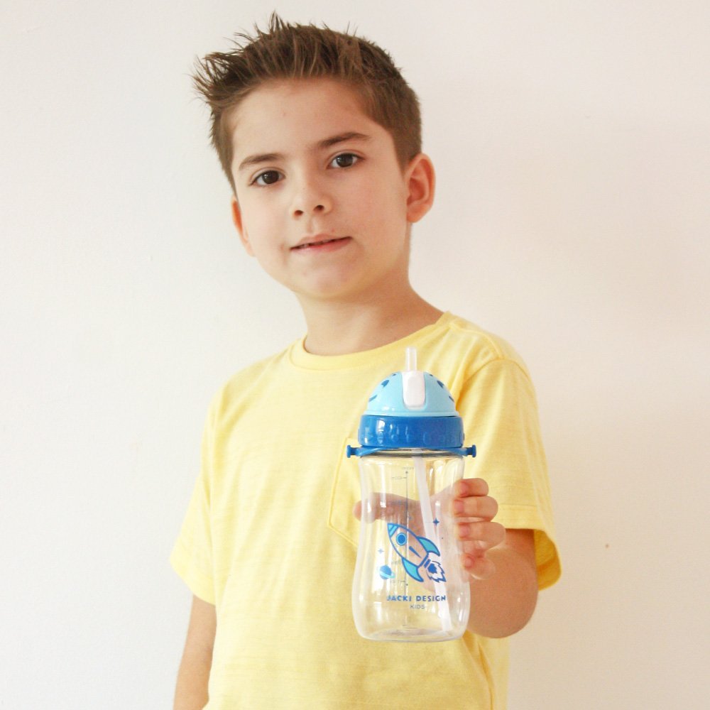 Kit Lancheira Térmica, Pote Marmita 400ml e Garrafa 460ml Infantil PICCOLINO Azul Rosa 23