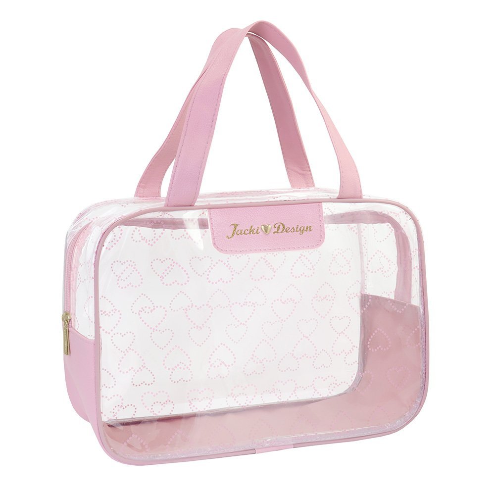 Bolsa Transparente Coleção LOVE Rosa Claro 5