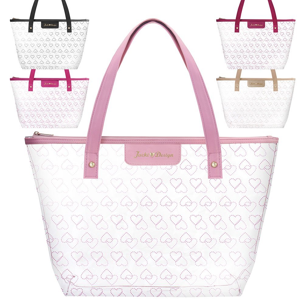 Bolsa Shopper Love Jacki Design Vermelho Escuro Dourado 7
