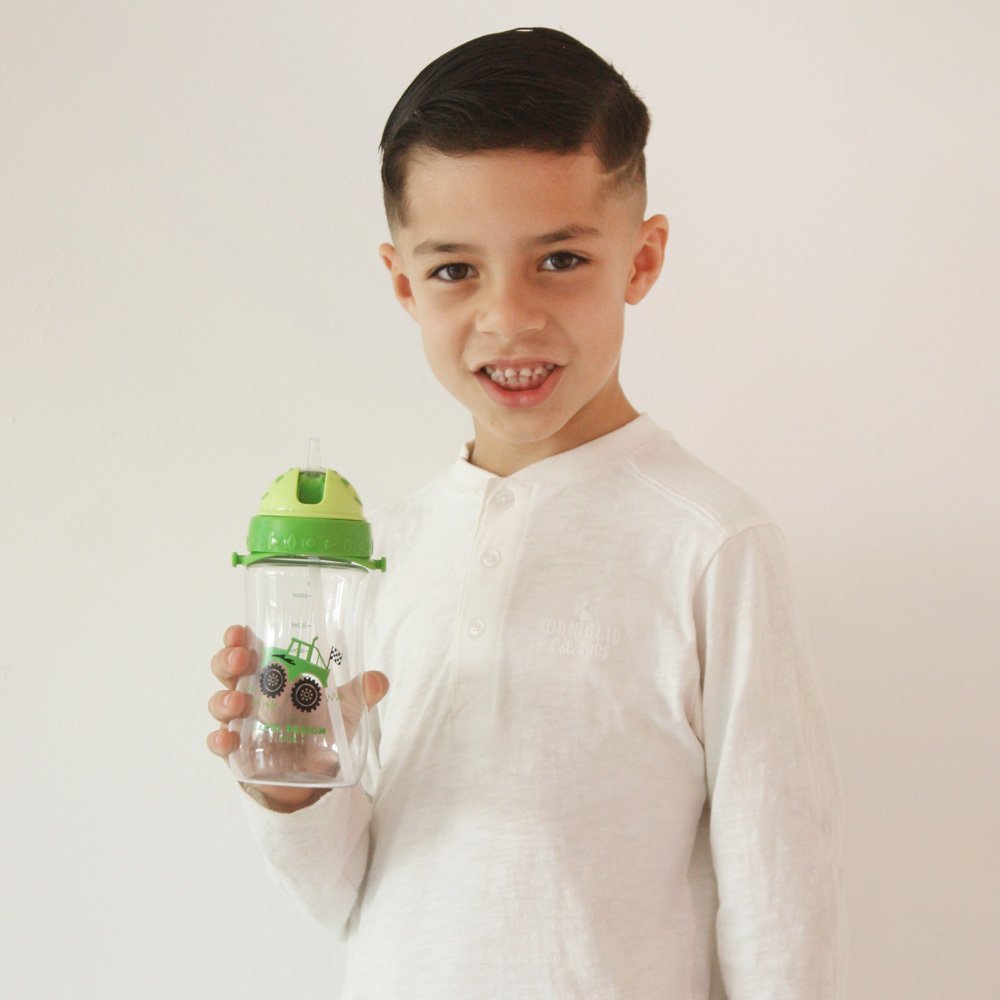 Kit Lancheira Térmica, Pote p/ Lanche e Garrafa 460ml Infantil - Azul Azul/Verde 8