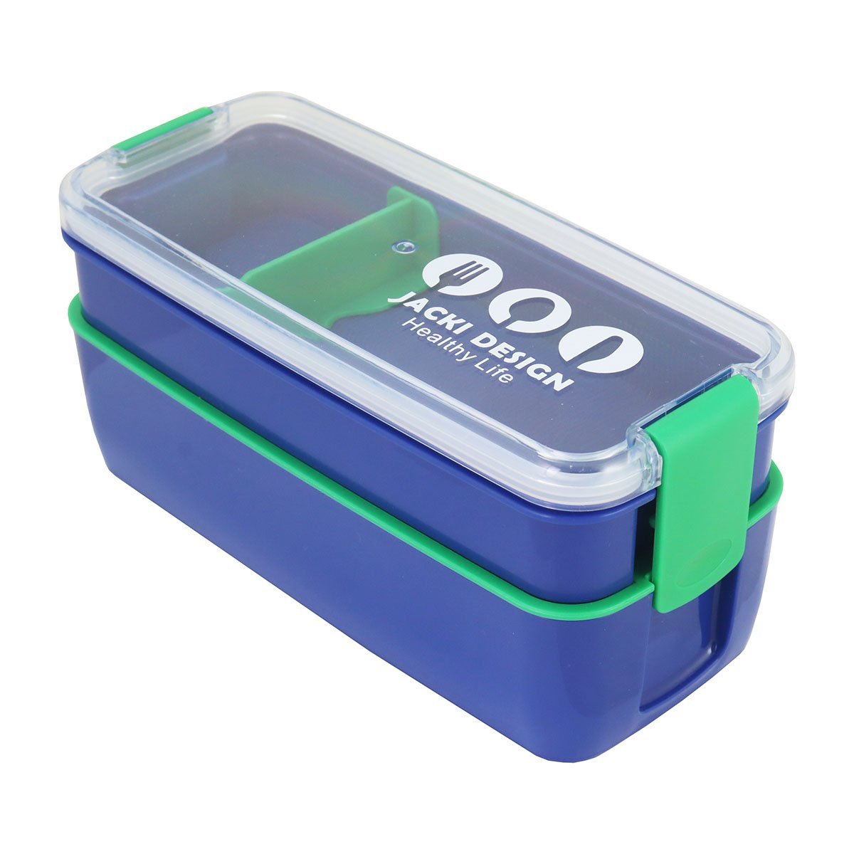 Kit Bolsa Térmica, Pote Marmita 750ml e Garrafa 550ml VIBE Preta Azul 6