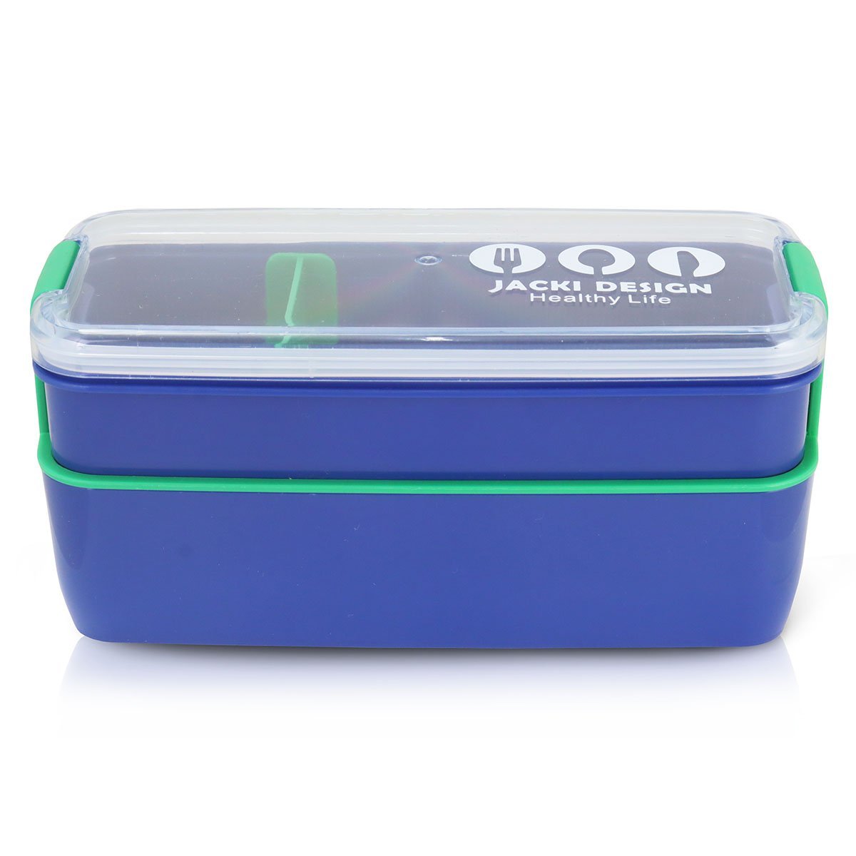 Kit Bolsa Térmica, Pote Marmita 750ml e Garrafa 550ml VIBE Preta Azul 8