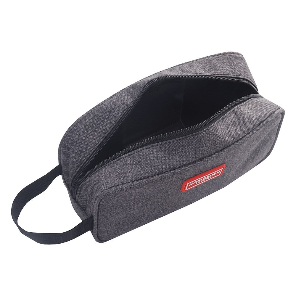 Kit Bolsa Térmica c/ 2 Compartimentos e Necessaire VIBE Azul Preto 11