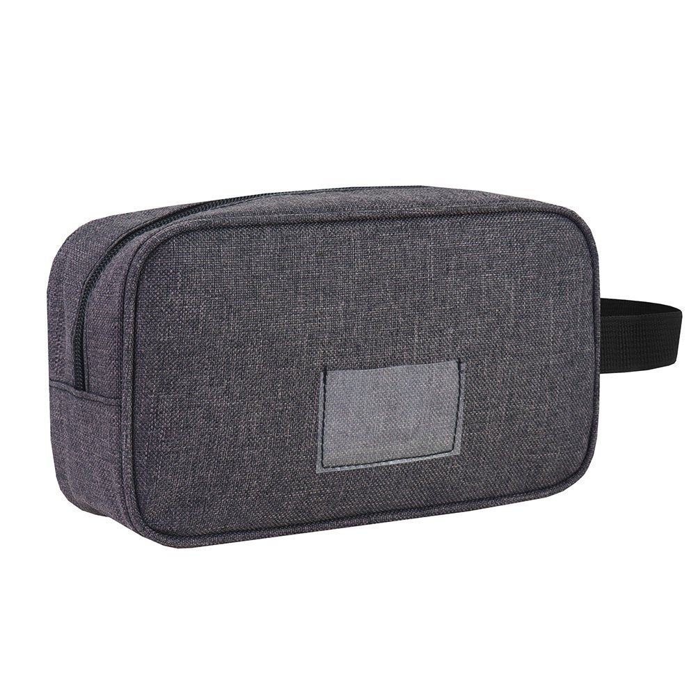 Kit Bolsa Térmica c/ 2 Compartimentos e Necessaire VIBE Azul Preto 9