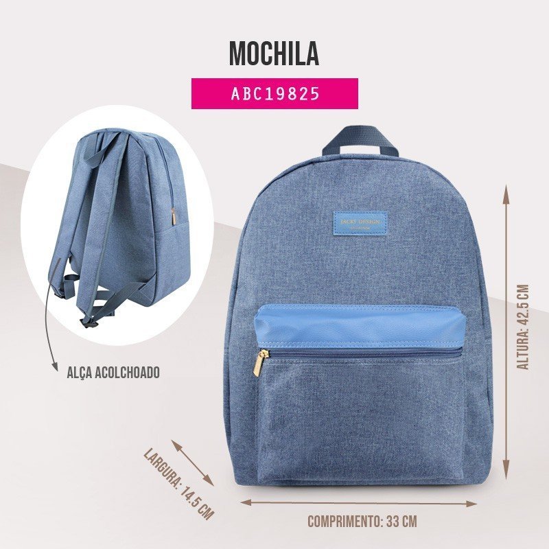 Conjunto Mochila e Necessaire de Envelope Joy Vermelho 2