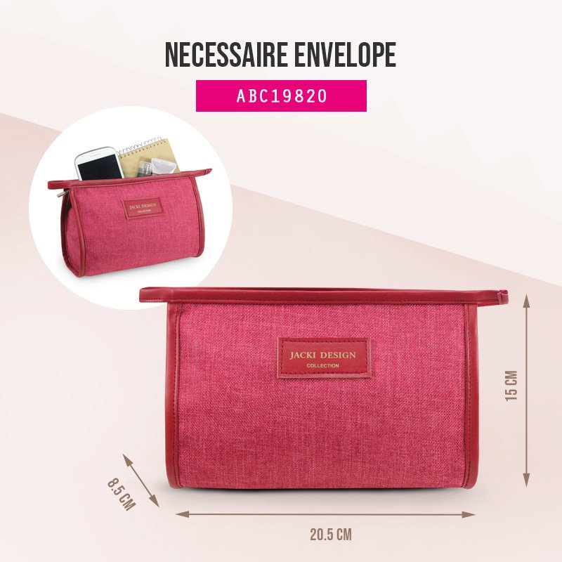 Conjunto Mochila e Necessaire de Envelope Joy Vermelho 8