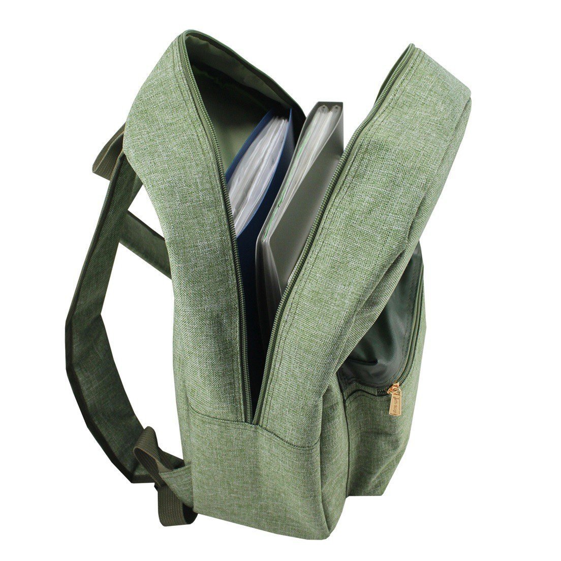 Conjunto Mochila e Necessaire de Envelope Joy Verde 3