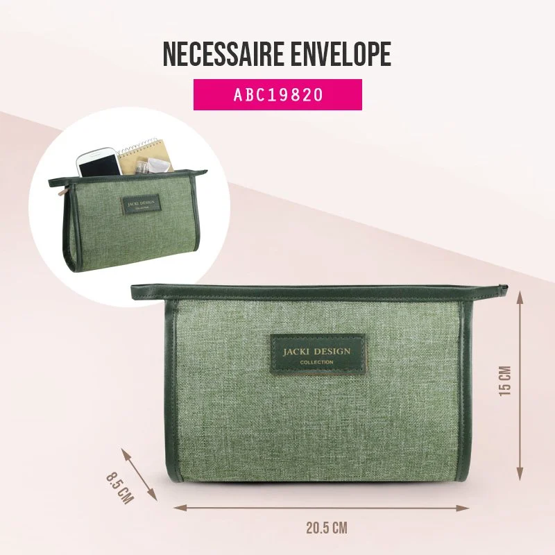 Conjunto Mochila e Necessaire de Envelope Joy Verde 6