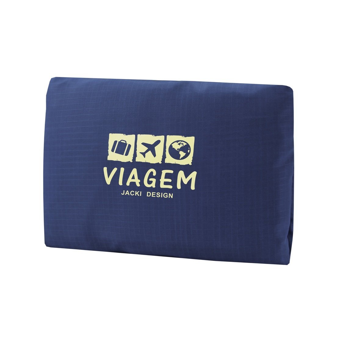 Kit Organizador de Malas 6 pcs + Bolsa Dobrável + Bolsa Porta Sapatos Azul 6