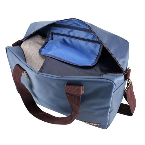 Kit Bolsa de Viagem + Necessaire + Frascos de Viagem 10 pcs Azul 3