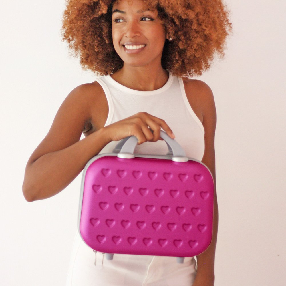 Conjunto de Mala e Frasqueira Love - Jacki Design Pink Pink 12