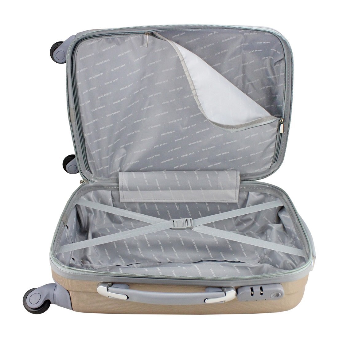 Kit Mala de Bordo e Organizadores de Malas 6 pçs LOVE - Dourado Dourado Dourado 4