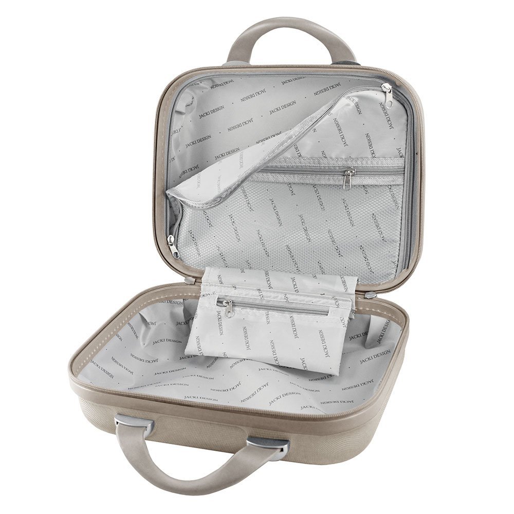 Kit Mala de Bordo e Frasqueira ELITE Bege Bege 2