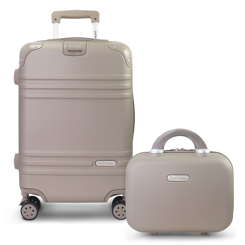 Kit Mala de Bordo e Frasqueira ELITE Bege Bege 11