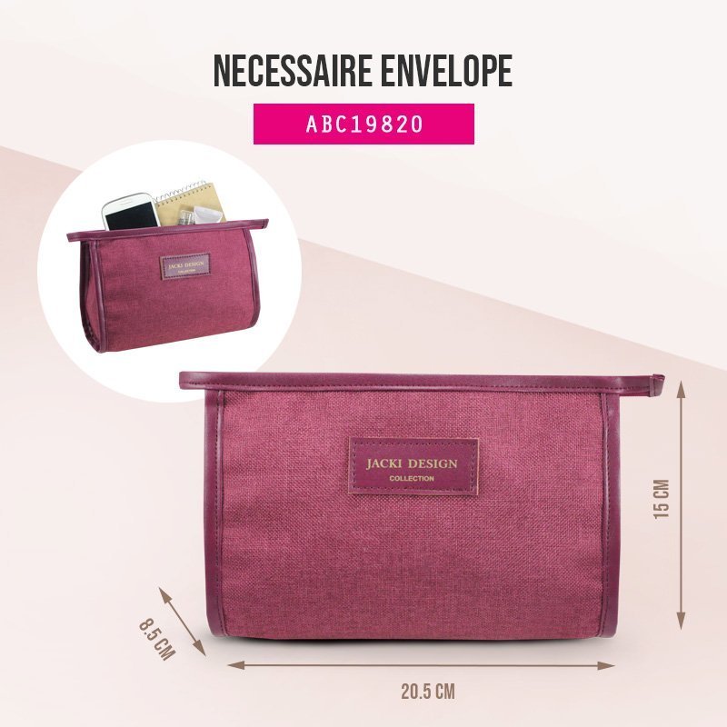 Kit Bolsa de Viagem/Academia e Necessaire JOY - Jacki Design Vinho 7